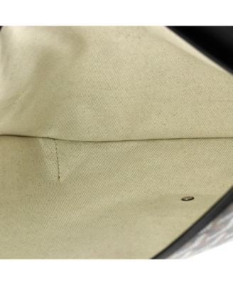   Coursier Messenger Bag Coated Canvas and Leather