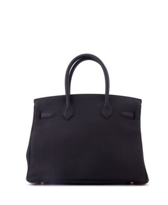Birkin 30 Handbag Black Togo with Gold Hardware