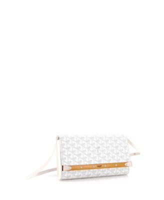  PM Monte Carlo Clutch with Strap Coated Canvas
