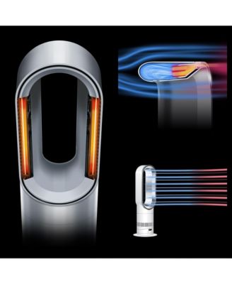 Hot+Cool HF1 Rapid React Heater Fan | White/Silver