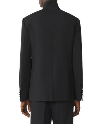 Wool Jacket With Stand-Up Collar