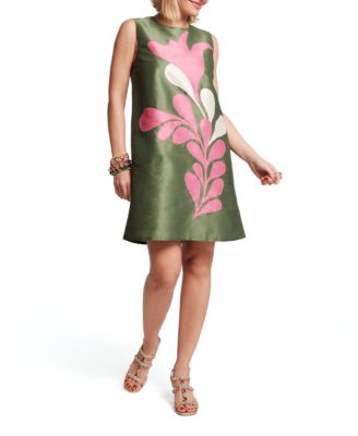Lilly Shift Modern Palm Dress