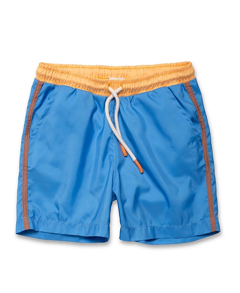 Mon Coeur Boys' Recycled Colorblock Swim Trunk - Little Kid, Big Kid