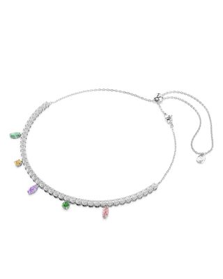 Ariana Grande x Swarovski Cubic Zirconia Tennis Necklace, 11.75-17.37"