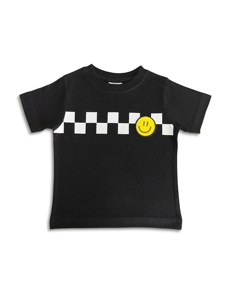 Mish Mish Boys' Checkered Smile Tee - Little Kid