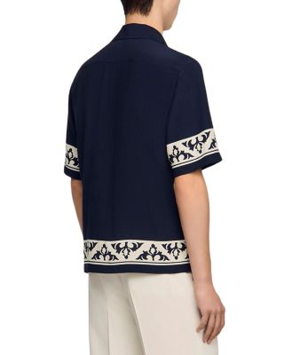 SS26 Loose Fit Amalfi Contrast Print Shirt