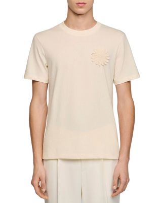 Cotton Crochet Flower Tee