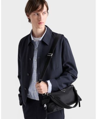  Explore Re-Nylon and Leather Bag