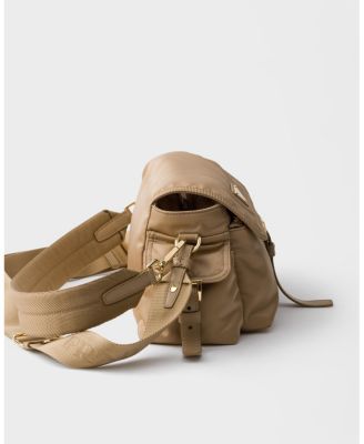 Explore Medium Re-Nylon Shoulder Bag with Flap