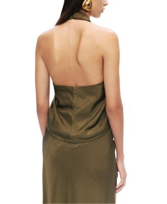  Twist Halter Neck Bustier