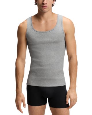 Ribbed Classic Fit Tank Tops, Pack of 3