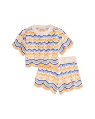 Girls' Sunnie Cropped Top & Shorts Cover-Up Set - Little Kid, Big Kid