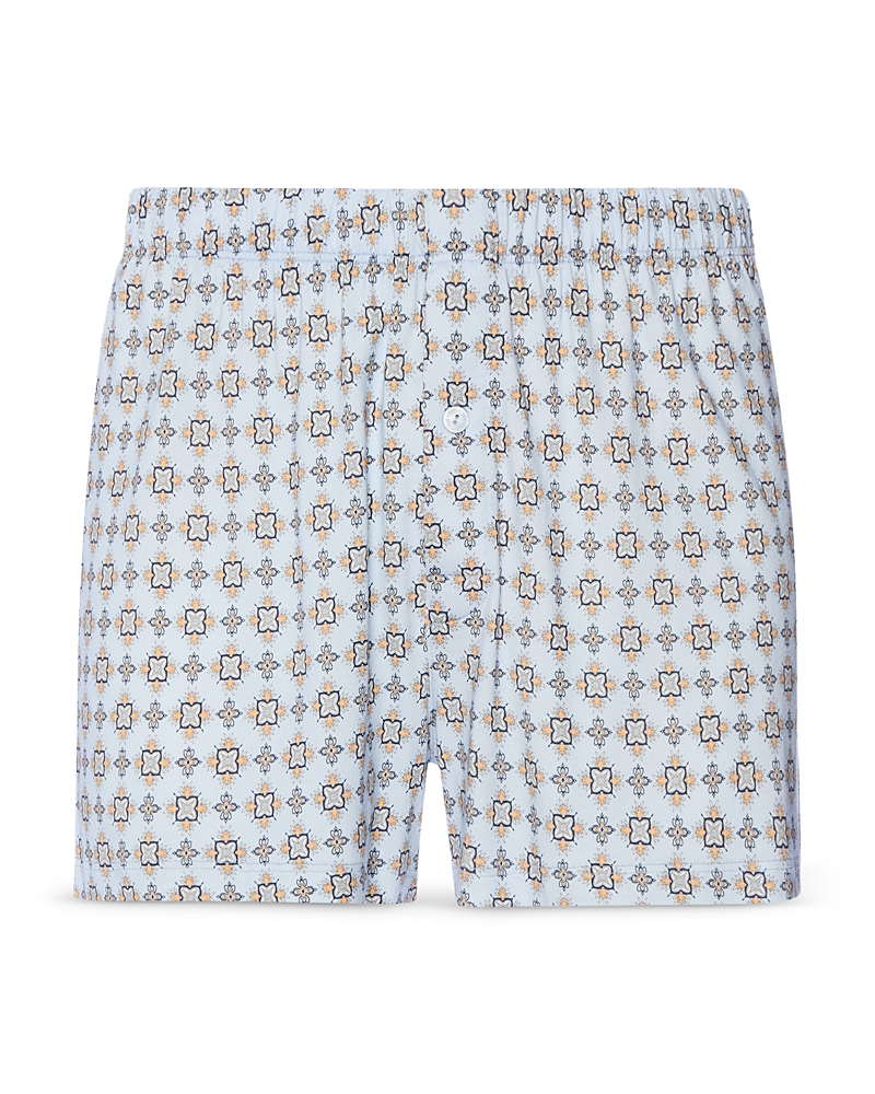 Hanro Fancy Jersey Knit Boxers In Orange