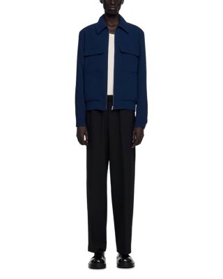 Textured Zip Up Jacket