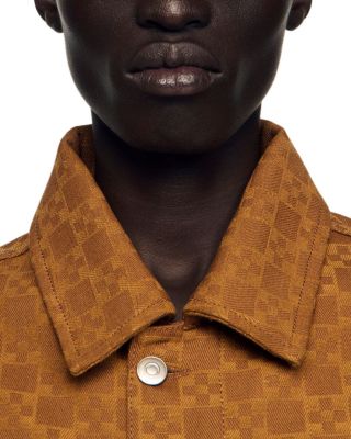 Square Cross Denim Jacket