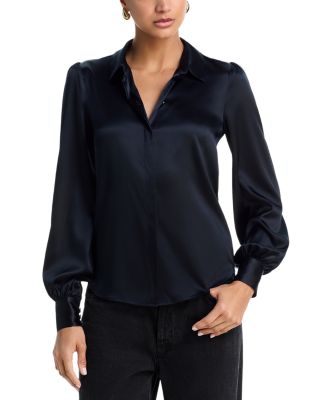 Maxwell Silk Blend Blouse