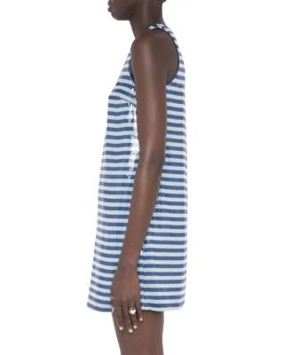 Rasha Sequin Stripe Dress