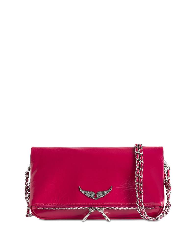 Zadig & Voltaire Rock Vintage Patent Leather Clutch