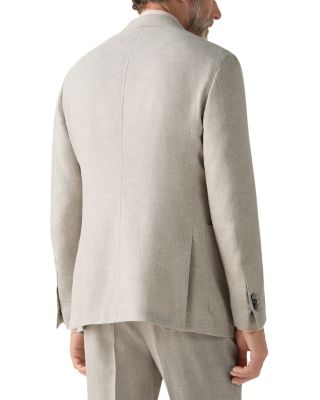 Crossover Wool Linen & Silk Jacket