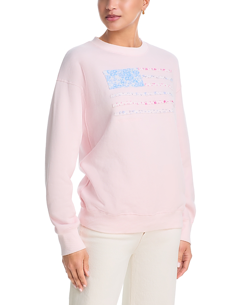 LoveShackFancy Palo Patchwork Pullover