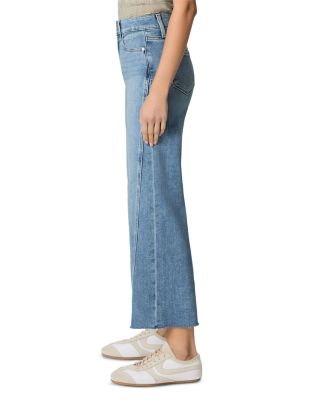 Anessa High Rise Raw Twisted Outseam Barrel Jeans in Enchante 