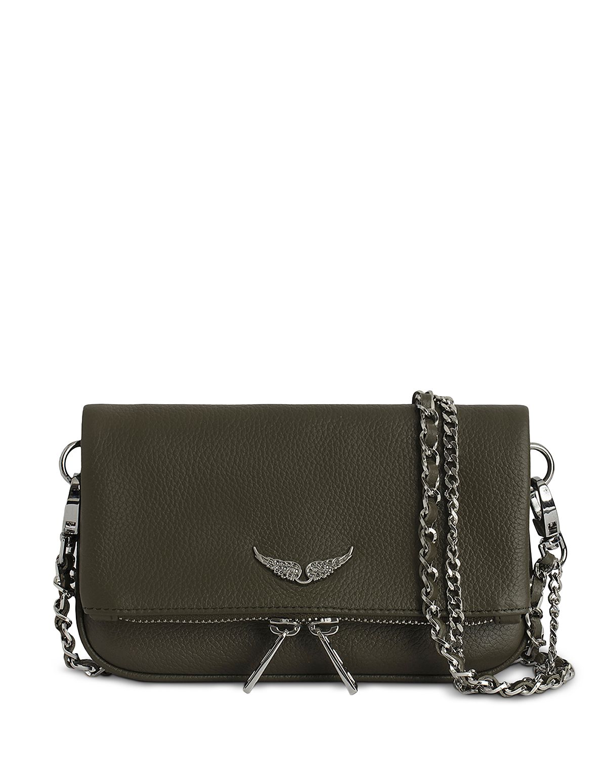Zadig & Voltaire Rock Nano Grained Leather Crossbody