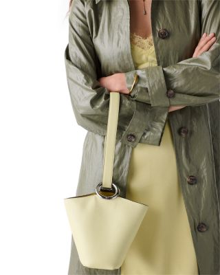 Halo Mini Leather Bucket Bag