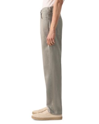 Slim Fit Stretch Cotton and Linen Roccia Jeans