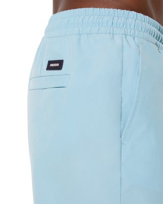 Plain 4.9" Drawstring Swim Shorts