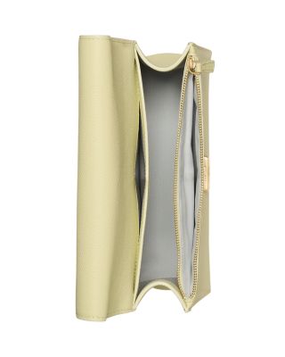 Deco Pebbled Leather Small Chain Shoulder Bag 