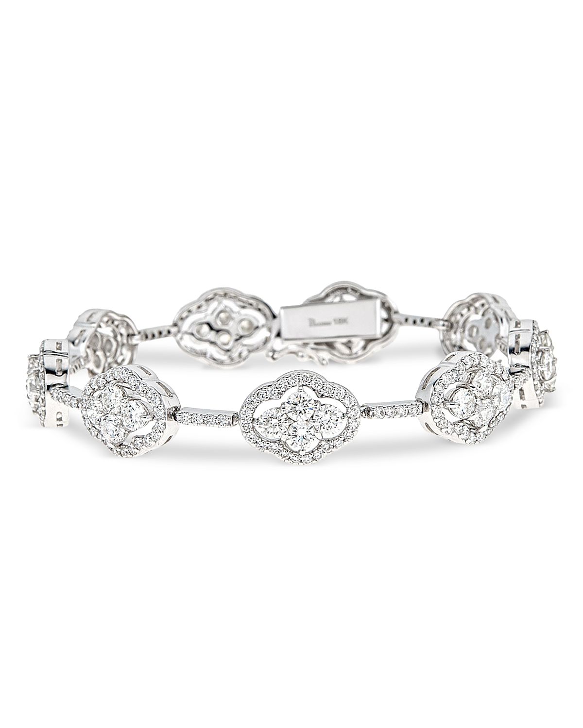 Piranesi 18K White Gold Diamond Maison Bracelet