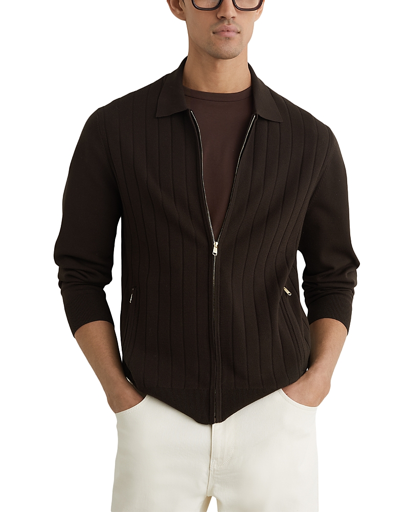 Reiss Marsh Zip Through Cardigan