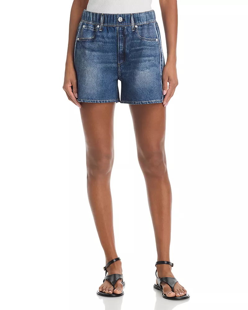 rag & bone Miramar Cotton Terry Track Shorts