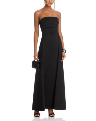 Tech Scuba Strapless Maxi Dress - Exclusive