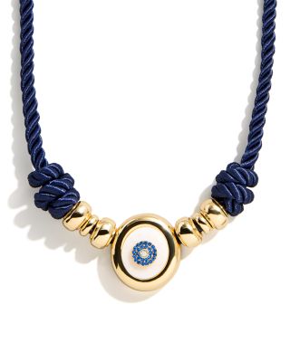 Evil Eye Paracord Necklace, 26"