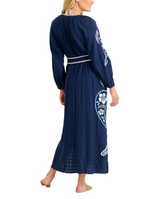 Mykonos Embroidered Dress Swim Cover-Up