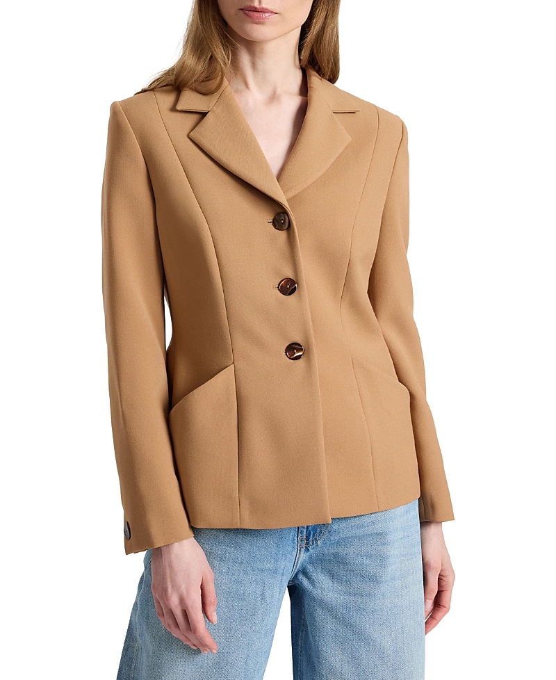Santorelli Febe Crepe Jacket with Bucket Pockets