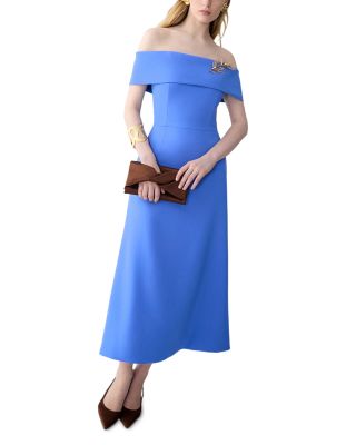 Off-the-Shoulder A Line Dress