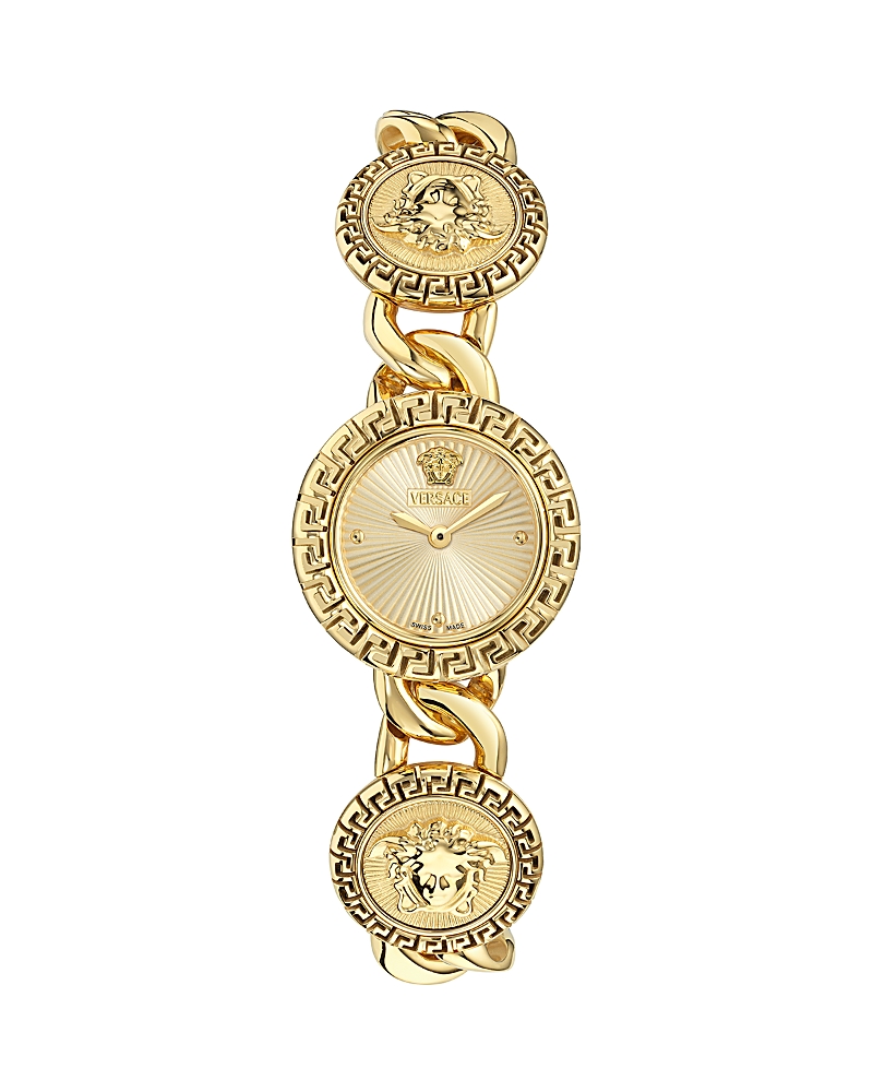 Versace La Greca Stud Icon Bracelet Watch, 28mm
