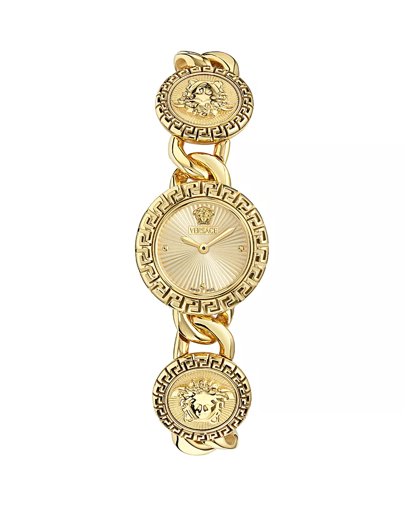Versace La Greca Stud Icon Bracelet Watch, 28mm