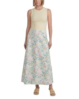 X HD Printed A Line Skirt