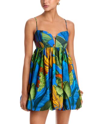 farm rio black spring bananas print mini dress Banana Grapes Blue Sleeveless | | Size XL Men's US Size:11 IN STOCK | NON CLEARANCE Vintage French Style Dresser, evoking a lush garden