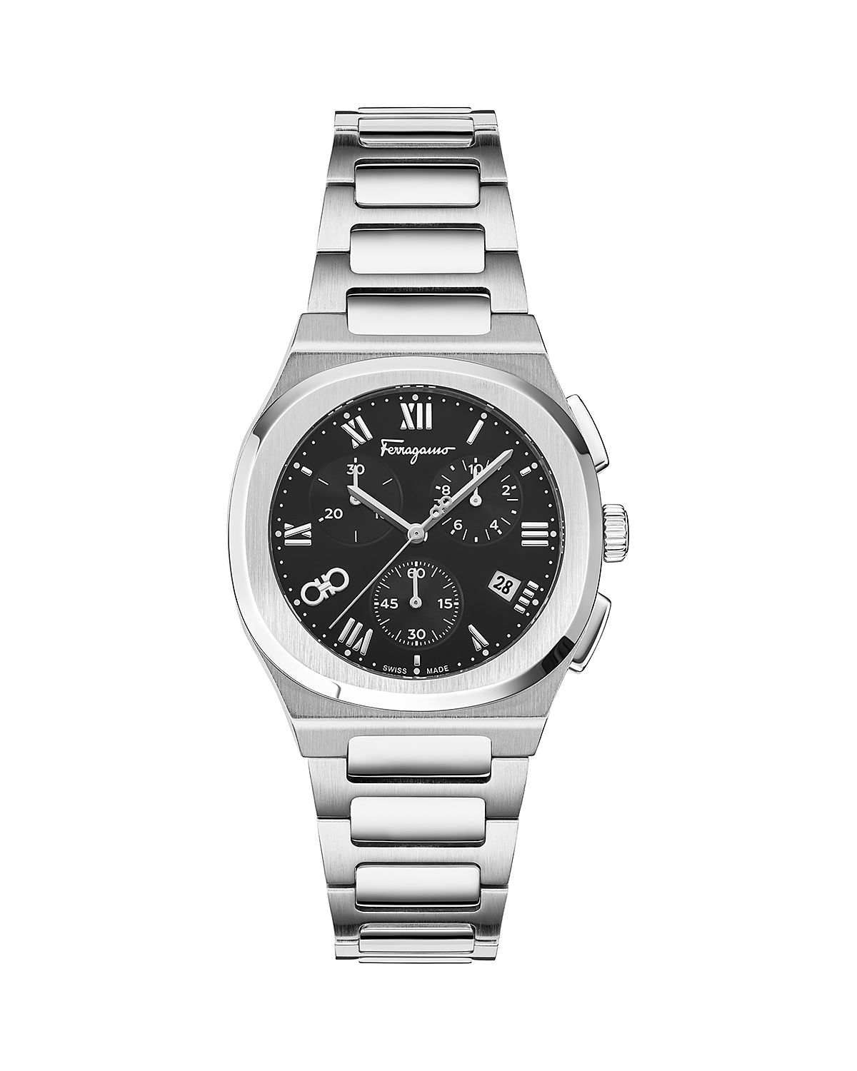 Ferragamo Elliptical Chronograph, 38mm