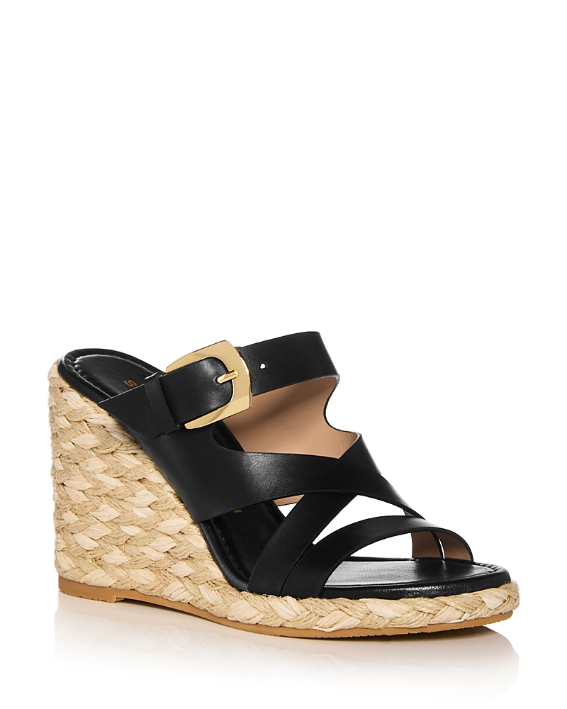 Stuart Weitzman Women's Sai Espadrille Wedge Sandals