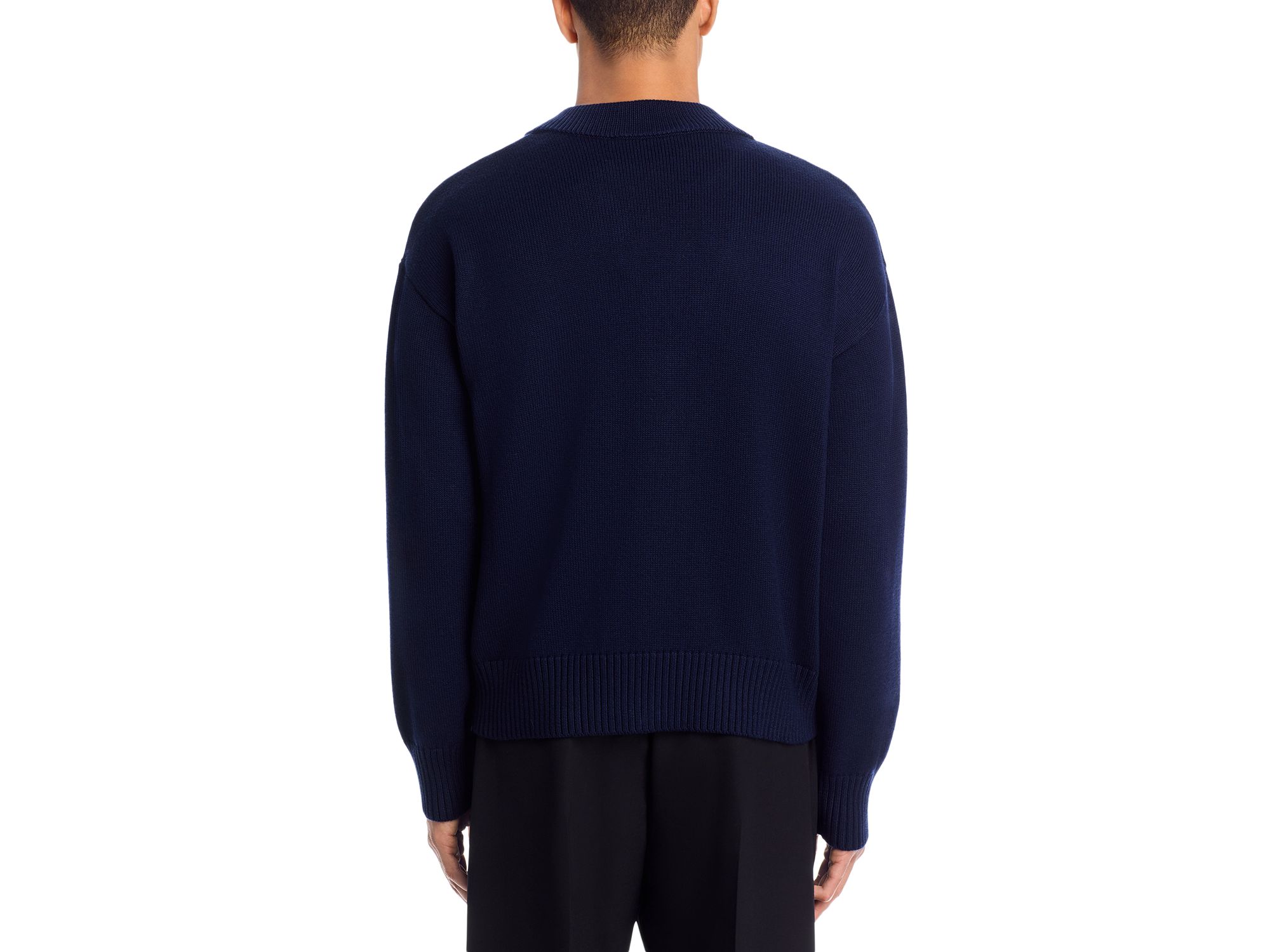 Cardigan With Contrasted Ami De Coeur — Image 3