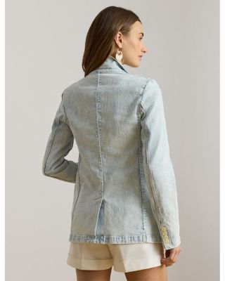 Linen Herringbone Blazer