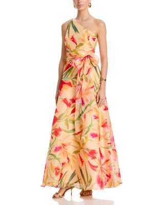 One Shoulder Ball Gown