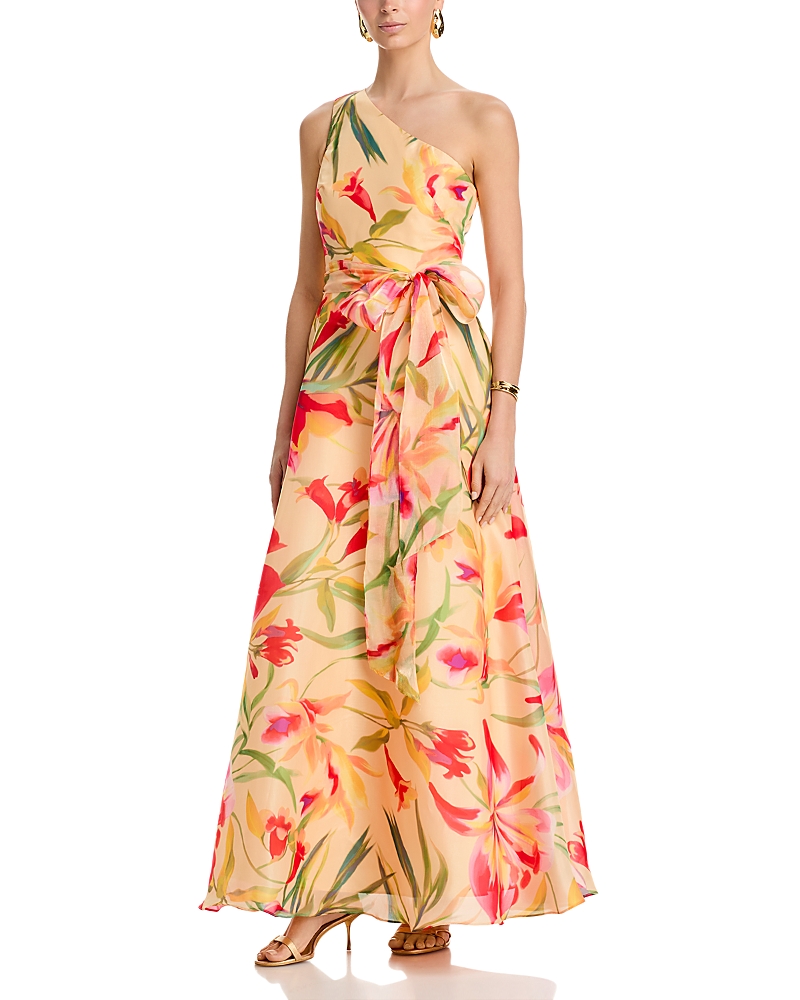 Eliza J One Shoulder Ball Gown