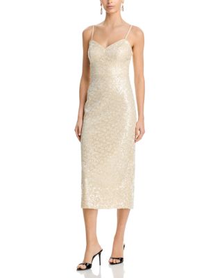 Sequin Sweetheart Midi Dress