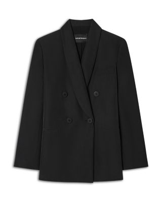 Double Breasted Shawl Lapel Blazer